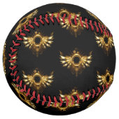 Balle De Softball Ailes de Steampunk (Devant gauche)