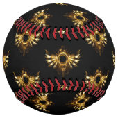 Balle De Softball Ailes de Steampunk (Devant)