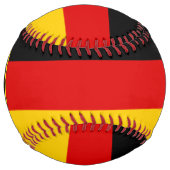 Balle De Softball Allemagne Drapeau et blason Patriotique (Dos)