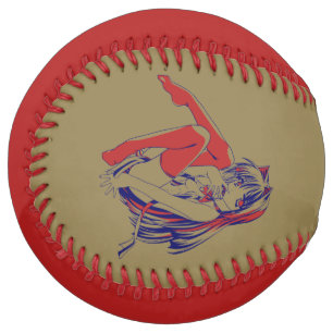 Balle De Softball Américain Manga Neko Catgirl Kawaii Anime