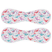 Balle De Softball Aquarelle d'oiseau Boho floral (Panneaux)