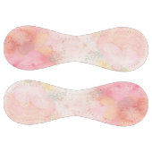 Balle De Softball Aquarelle rose Arrière - plan floral (Panneaux)