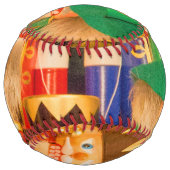 Balle De Softball Armée des Noirs de Noël (Dos)