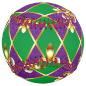 Balle De Softball Arrière - plan de bijoux Mardi Gras (Dos)
