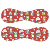 Balle De Softball Arrière - plan de pingouins de Noël (Panneaux)