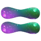 Balle De Softball Arrière - plan mardi Gras Festive violet (Panneaux)