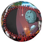 Balle De Softball Atlas Space Man (Devant gauche)