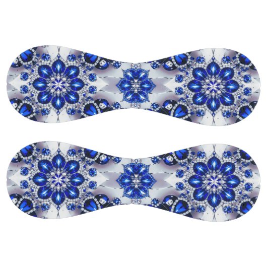 Balle de softball avec Bleu Blanc Conception (Panneaux)