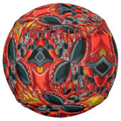 balle de softball avec design couleur Allemagne (Devant)