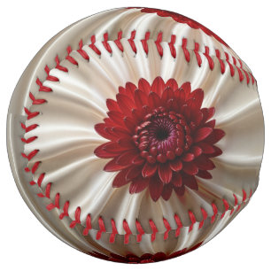 Balle de softball avec design de couleurs japanase