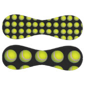 Balle De Softball Ballons De Tennis Jaune Sur Noir, Sofball (Panneaux)
