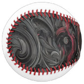 Balle De Softball Baseball gothique - Design unique (Devant gauche)