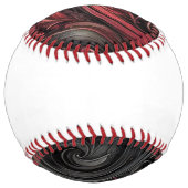 Balle De Softball Baseball gothique - Design unique (Dos)