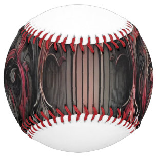 Balle De Softball Baseball gothique - Design unique
