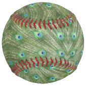 Balle De Softball Baseball - Plumes Peacock (Dos)