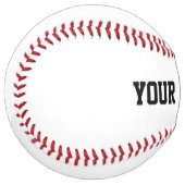 BALLE DE SOFTBALL BASEBALL SUR MESURE (Devant gauche)