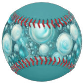 Balle De Softball Beluga Bubbles (personalize) (Devant)