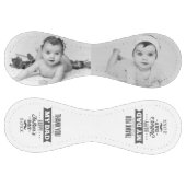 Balle De Softball Blanc noir personnalisé par fête des pères unique (Panneaux)