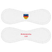 Balle De Softball Blason et Texte (Panneaux)