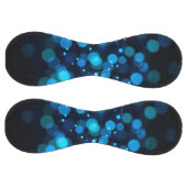 Balle De Softball Bleu brillant Bokeh Abstrait (Panneaux)