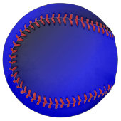 Balle De Softball Bleu électrique solide (Devant gauche)