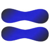 Balle De Softball Bleu électrique solide (Panneaux)