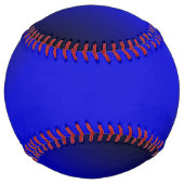 Balle De Softball Bleu électrique solide (Dos)