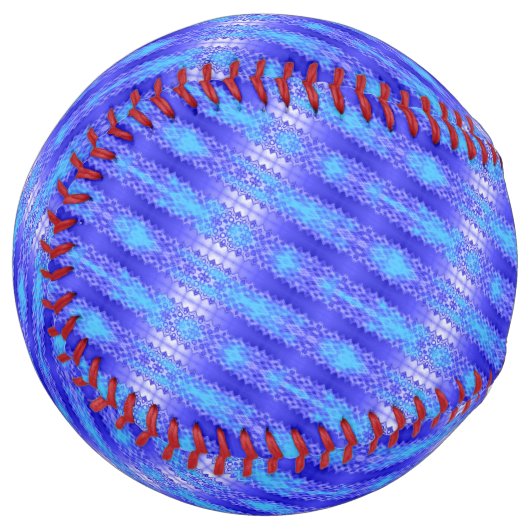 Balle De Softball Bleu Gris (Devant gauche)