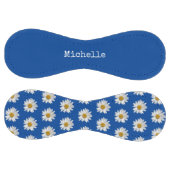 Balle De Softball Bleu marguerite personnalisé (Panneaux)