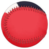 Balle De Softball Bleu Marine Avec Rouge (Devant gauche)