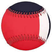 Balle De Softball Bleu Marine Avec Rouge (Dos)
