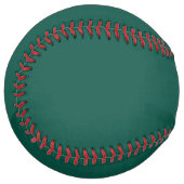 Balle De Softball Bleu-vert (roue chromatique) Vert mer profond  (Devant gauche)