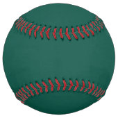Balle De Softball Bleu-vert (roue chromatique) Vert mer profond  (Dos)