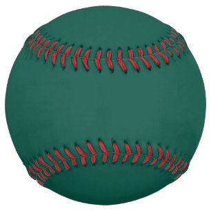 Balle De Softball Bleu-vert (roue chromatique) Vert mer profond 