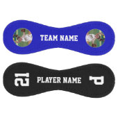 Balle De Softball Blue Custom Softball Player Numéro de photo (Panneaux)