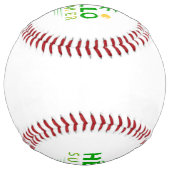 Balle De Softball Bonjour été (Dos)