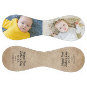 Balle De Softball Bonne première Fête des pères personnalisée l'un d (Panneaux)