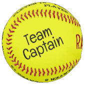 Balle De Softball Boule de softball personnalisée - saison 2019 (Devant gauche)