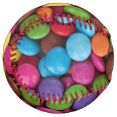 Balle De Softball boutons chocolat (Devant gauche)