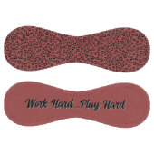 Balle De Softball Burgundy Animal Print (personalize) (Panneaux)