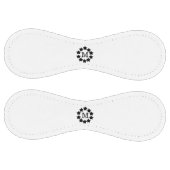 Balle De Softball Cadre Black Star Monogrammé (Panneaux)
