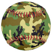 Balle De Softball Camouflage des bois (Dos)