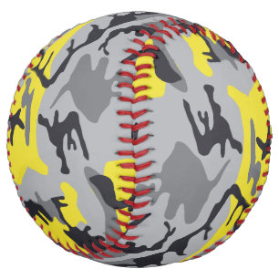 Balle De Softball Camouflage jaune et gris, Militaire, Armée