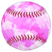 Balle De Softball Camouflage Rose (Dos)