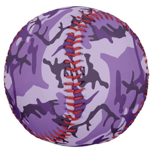 Balle De Softball Camouflage violet, Armée (Incliné)