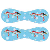 Balle De Softball Cardinal Et Cardinal En Branche - MERRY XMAS (Panneaux)