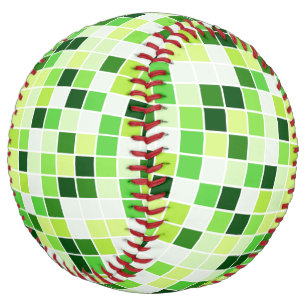 Balle De Softball Carrelage de piscine, Carrelage en mosaïque verte,