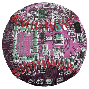 Balle De Softball Carte circuit imprimé circuit imprimé circuit viol