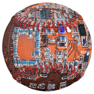 Balle De Softball Carte circuit imprimé circuit orange PCB