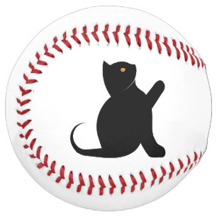 Balle De Softball Cat dit bonjour